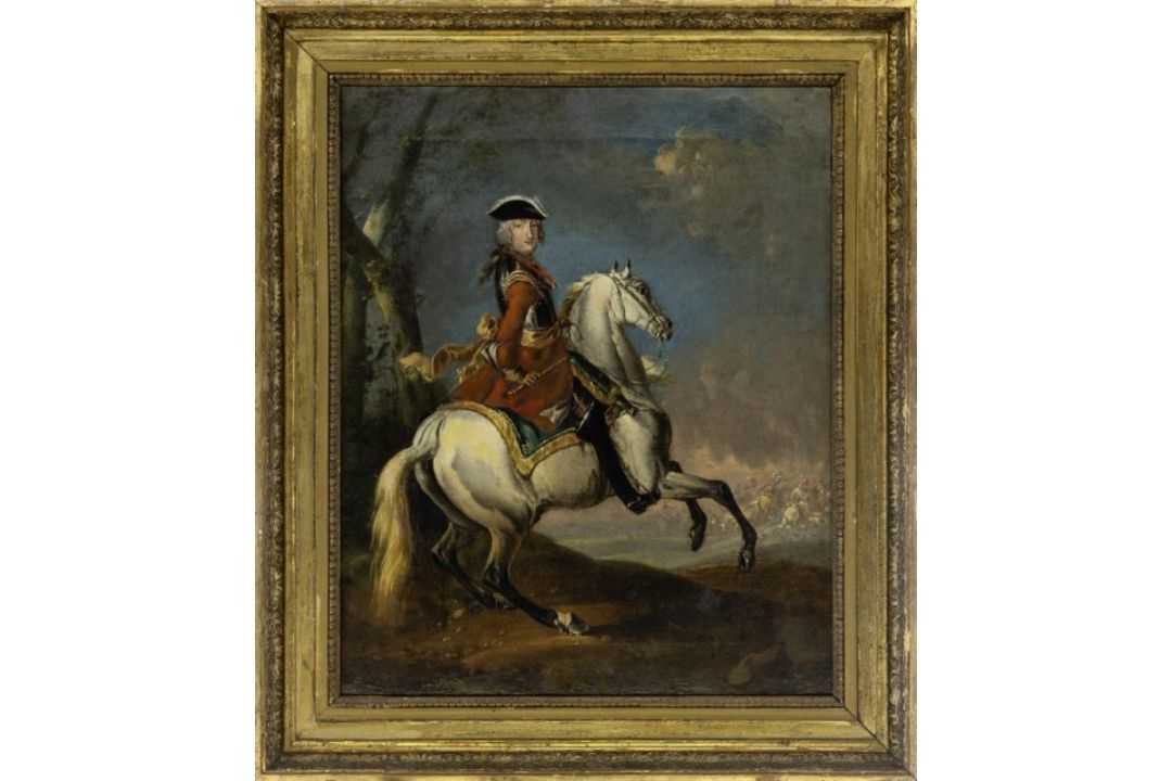 Reiterbildnis des Prinzen Eugen von Savoyen in Prunkrüstung, Frankreich, 18. Jh. - Bild 1 aus 29