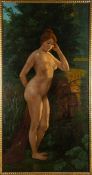 Female nude in landscape, Germany, early 20th century