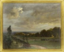Bayerlein, Fritz: Summer landscape with castle park