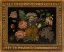 Floral still life in the 'pietra dura' style, 1st half of the 19th cent.