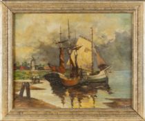 Dutch coastal landscape, Around 1900