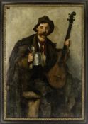 Feucht, Theodore: Guitar Player Taking a Drink Break