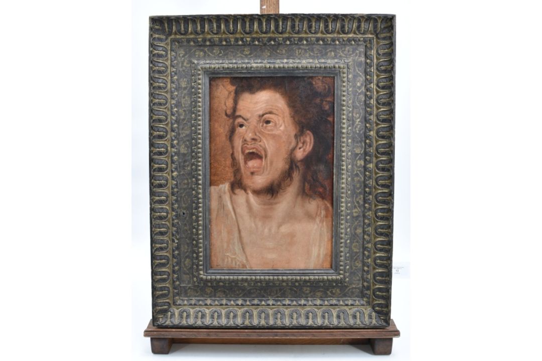 Kopfstudie eines schreienden Mannes, Bologneser Meister, Kreis des Annibale Carracci - Bild 2 aus 29