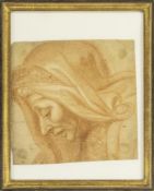 Study of a woman's head, 18th-century French school