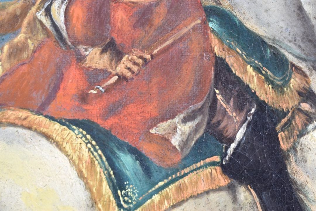 Reiterbildnis des Prinzen Eugen von Savoyen in Prunkrüstung, Frankreich, 18. Jh. - Bild 7 aus 29