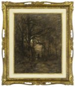 Breton, Émile: Peasant Woman on a Forest Path