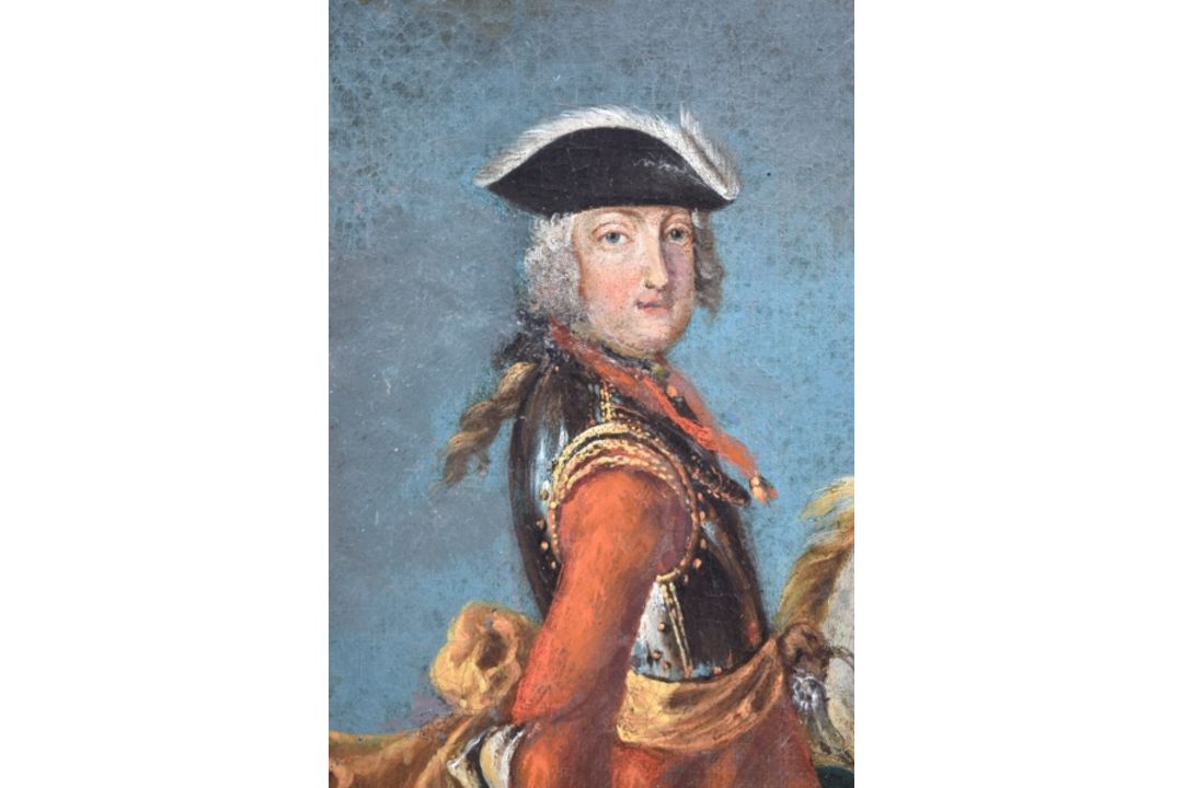 Reiterbildnis des Prinzen Eugen von Savoyen in Prunkrüstung, Frankreich, 18. Jh. - Bild 3 aus 29