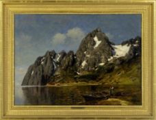 Grebe, Fritz, Fjord Landscape with Fishing Boat