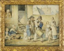 Stürmer, Carl: Crier in a Saxon town