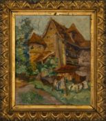 Mann, K.: View of a small castle