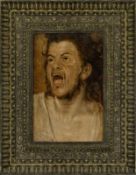 Head study of a screaming man, Antwerp School, 16th century