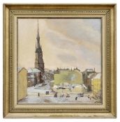 Bonnén, Folmer, View of the St. Clare Church in Stockholm