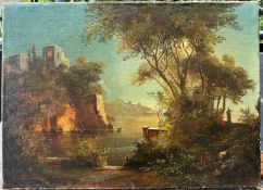 Schönberger, Alfred von: Landschaft im Abendlicht