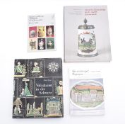 Four books on faience and folk art, 20th century