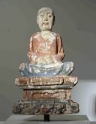 Figure of an Arhat, China, probably Ming Dynasty, 17th century
