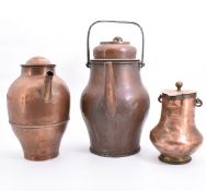 Drei Kupferkannen, 18./19. Jh.
