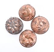 Konvolut von vier Kupferformen, 19. Jh.