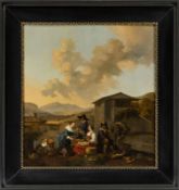 Rural Market Scene, Bamboccist, second half of the 17th century