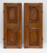 Paar barocke Schranktüren, 18. Jh.