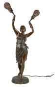 Aichele, Paul: Figürliche Lampe 
