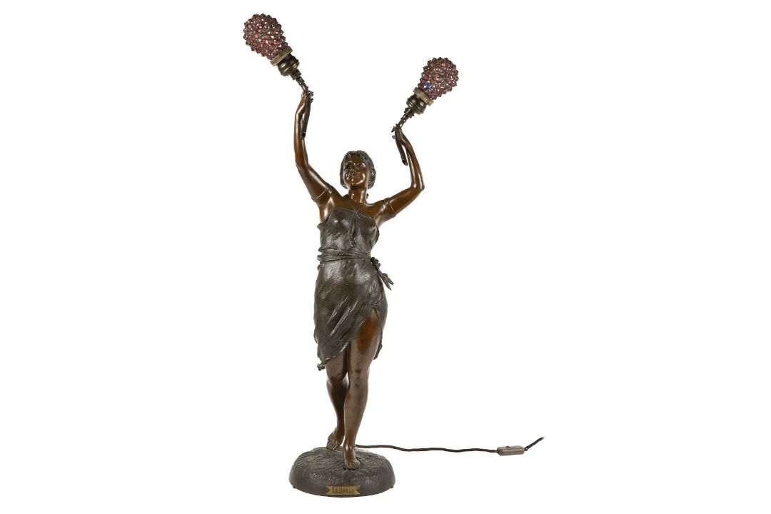 Aichele, Paul: Figürliche Lampe "La Danse"