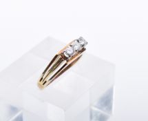 Diamant-Goldring, 20. Jh.