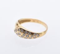 Diamant-Goldring, 20. Jh.