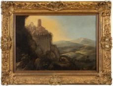 Landscape with donkey driver, Bamboccist, 2nd half of the 17th cent.