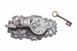 Türschloss mit Schlüssel, 17./18. Jh.