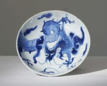 Small Dragon Bowl, China, Qing Dynasty, 1644-1911