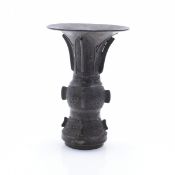 Ritual vessel of the ''Gu'' type in the archaic style, China, Qing Dynasty