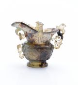 Ritual wine vessel (yue) in archaic style, China, Qing Dynasty, probably 19th century.