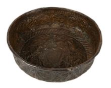 Kupferbecken, Venetien, 16. Jh.