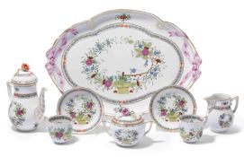 Herend, Mokkaservice "Fleurs des Indes"