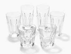 Baccarat, Gläserserviceteile "Harcourt"