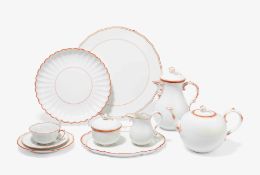 Meissen, Kaffeeservice "Koralle mit Gold"