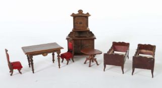 Konvolut Stubenmöbel um 1900-1930,