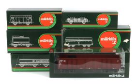 6 Güterwagen Märklin, Spur 1, 1 x Nr.