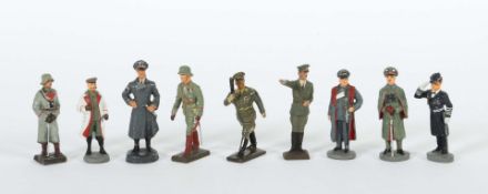 9 milit. Größen Lineol, Elastolin u.a.