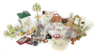 Stubeneinrichtung ca. 40 Teile, Blech: