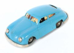 Porsche mit Hund Gescha, gegr. 1924,