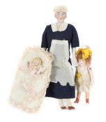 Haushälterin und 2 Kinder