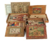 4 x Baukasten 1 x Steinbaukasten: Fa.