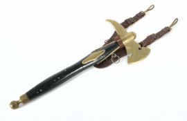 Feuerwehr-Hauptmannsbeil um 1920,