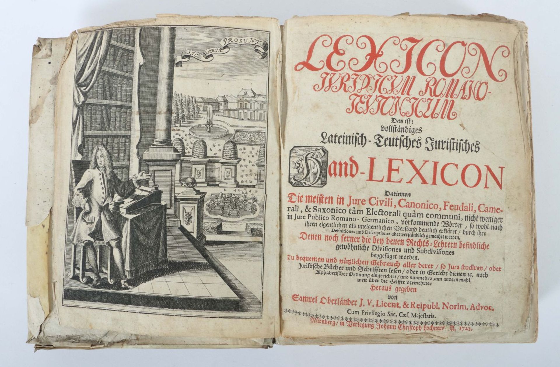 Oberländer, Samuel Lexicon juridicum - Bild 3 aus 5