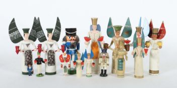 Leuchterengel und Nussknacker