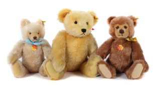 3 Teddybären Steiff, Replika, Teddy
