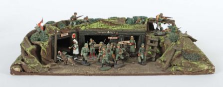 Gefechtsstand und 20 Soldaten Hausser,