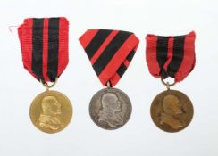 3x Medaille Erinnerungsmedaillen zum