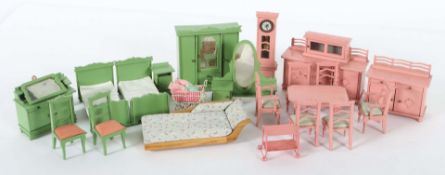 2 Stubenmöbel-Sets ca. 1965/70 Jahre,